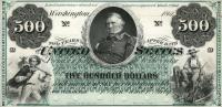 p63 from United States: 500 Dollars from 1861